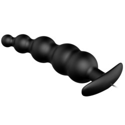 plug anal silicone extra stimulation et 12 modes de vibration noir