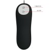plug anal en silicone 12 modes de vibration noir