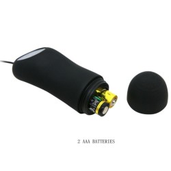 plug anal en silicone 12 modes de vibration noir