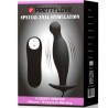 plug anal en silicone 12 modes de vibration noir