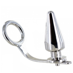anneau en acier avec plug anal 45 x 45mm