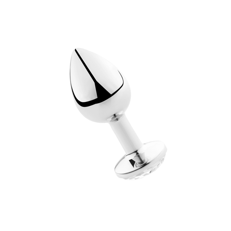 plug anal transparent aluminium 7cm plug anal transparent aluminium 7cm