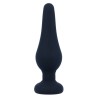 plug anal pipo s silicone noir 9,8 cm