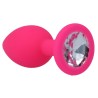 plug anal shelki s fuchsia