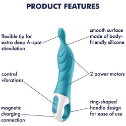 vibrateur amazing 2 aspot turquoise