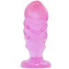 plug anal unisexe avec ventouse rose