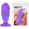 plug anal unisexe avec ventouse lilas