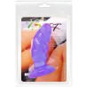 plug anal unisexe avec ventouse lilas