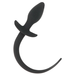 plug anal 28 cm silicone noir