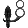 plug anal avec double anneau noir