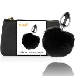 plug anal metal taille l 2.8 x 4.1 cm