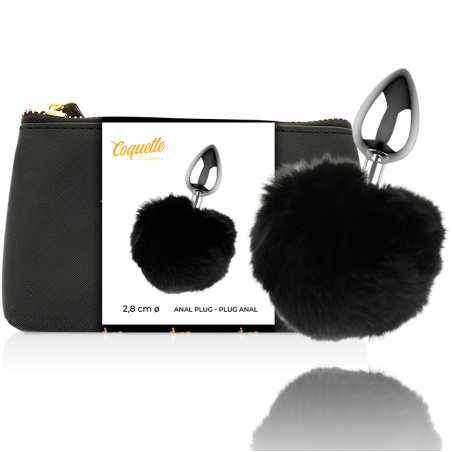 plug anal metal taille l 2.8 x 4.1 cm