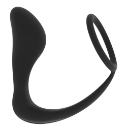 plug anal en silicone avec anneau 10,5 cm