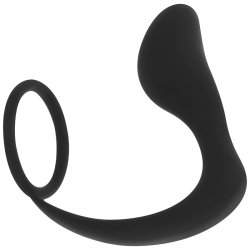 plug anal en silicone avec anneau 10,5 cm