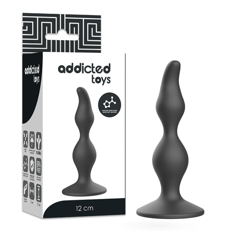 plug sexuel anal 12 cm noir plug sexuel anal 12 cm noir