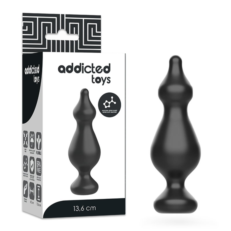 plug sexuel anal 13.6 cm noir plug sexuel anal 13.6 cm noir