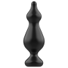 plug sexuel anal 13.6 cm noir