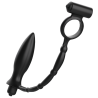 plug anal avec anneau vibrant