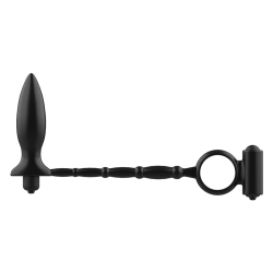 plug anal avec anneau vibrant
