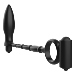 plug anal avec anneau vibrant