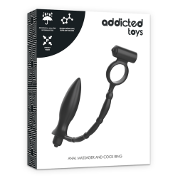 plug anal avec anneau vibrant
