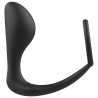 plug anal avec anneau en silicone noir