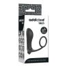 plug anal vibrant avec anneau pénis