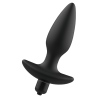 massager plug anal avec vibration noir