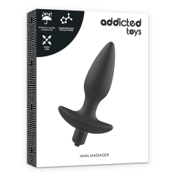 massager plug anal avec vibration noir