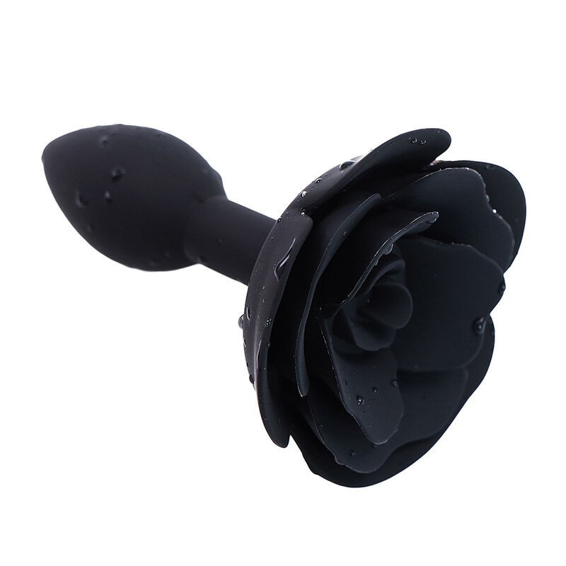 plug anal en silicone rose noir plug anal en silicone rose noir