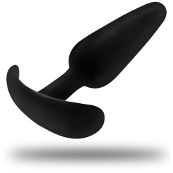 bouchon anal en silicone avec petite poignée
