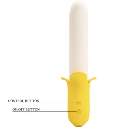banana geek super power 7 vibrations up&down silicone noir