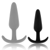 bouchon anal en silicone avec petite poignée