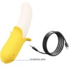 banana geek super power 7 vibrations up&down silicone noir