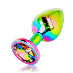 plug anal cercle irisé taille s