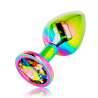 plug anal cercle irisé taille s