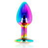 plug anal cercle irisé taille s