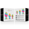ensemble de bouchons en silicone multicolore