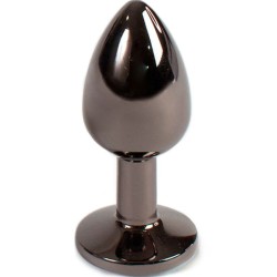 plug anal en gunmetal petite taille 7 cm