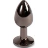plug anal en gunmetal petite taille 7 cm