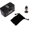 plug anal en gunmetal petite taille 7 cm