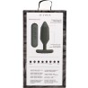 vibrateur plug anal onyx noir