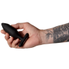 vibrateur plug anal onyx noir