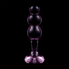 modèle 1 plug anal verre borosilicate rose 10.5 cm -o- 3 cm