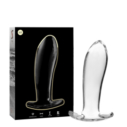 plug anal modèle 5 verre borosilicate clair 12.5 cm -o- 3.5 cm