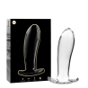 plug anal modèle 5 verre borosilicate clair 12.5 cm -o- 3.5 cm