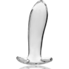 plug anal modèle 5 verre borosilicate clair 12.5 cm -o- 3.5 cm