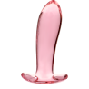 plug anal modèle 5 verre borosilicate rose 12.5 cm -o- 3.5 cm