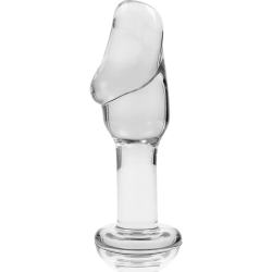 plug anal modèle 6 verre borosilicate clair 12.5 cm -o- 4 cm