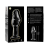plug anal modèle 6 verre borosilicate clair 12.5 cm -o- 4 cm